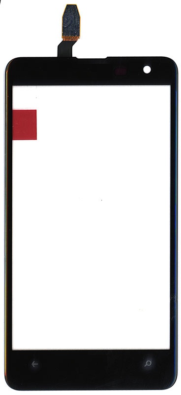 Сенсорное стекло (тачскрин) для Nokia Lumia 625 черное