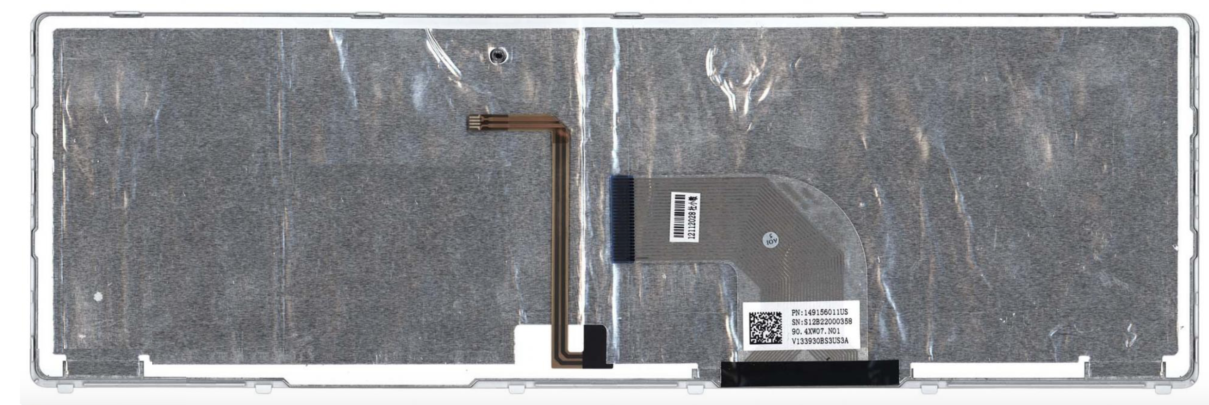 Клавиатура Sony VAIO SVE1713CCXB белая рамка с подсветкой, OEM