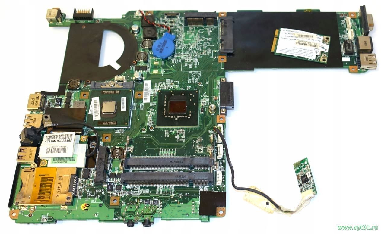 Материнская плата MSI PR200 + ппроцессор Intel T2750