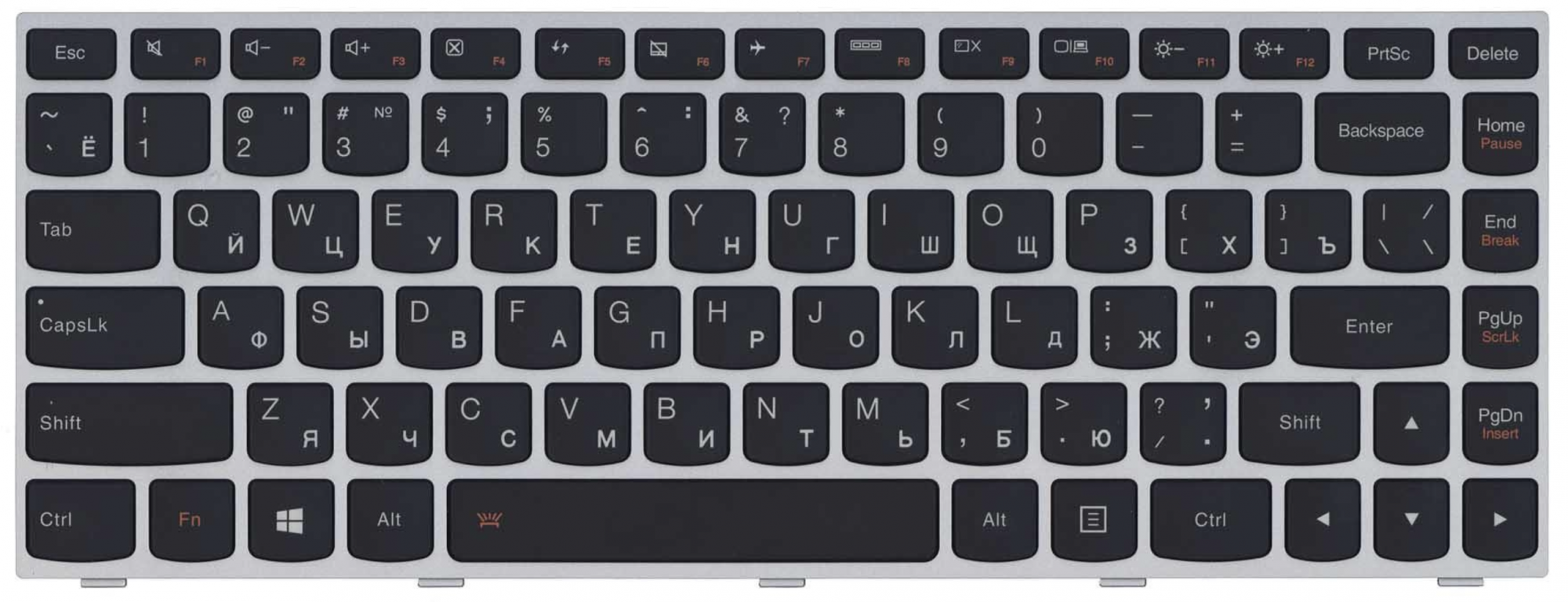 Клавиатура Lenovo IdeaPad Flex 300-14ISK OEM