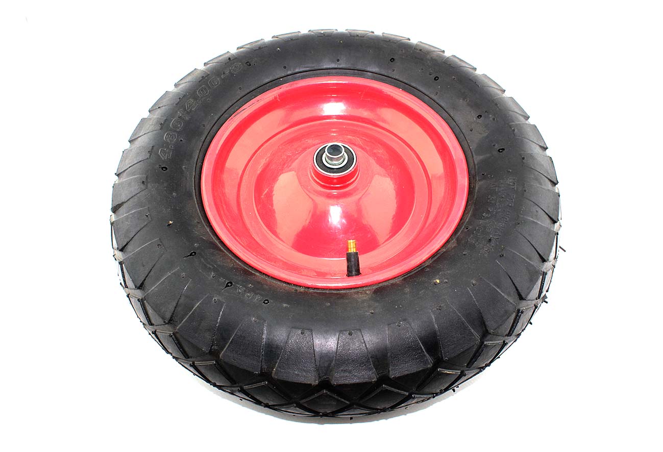 Колесо для тачки 4.80/4.00-8мм (пневматическое), D380 мм