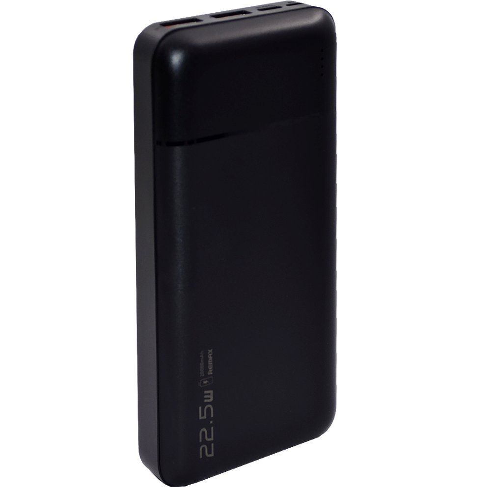 Power Bank 20000mA REMAX Lango II RPP-192 (USB выход 3,0A, QC 3.0, Power Delivery) черный