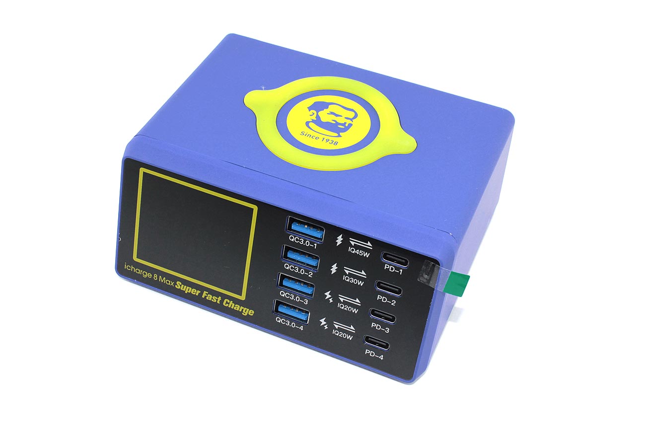 Зарядное устройство Mechanic ICharge 8 Max для 9-ти телефонов/ноутбуков с индикацией потребления