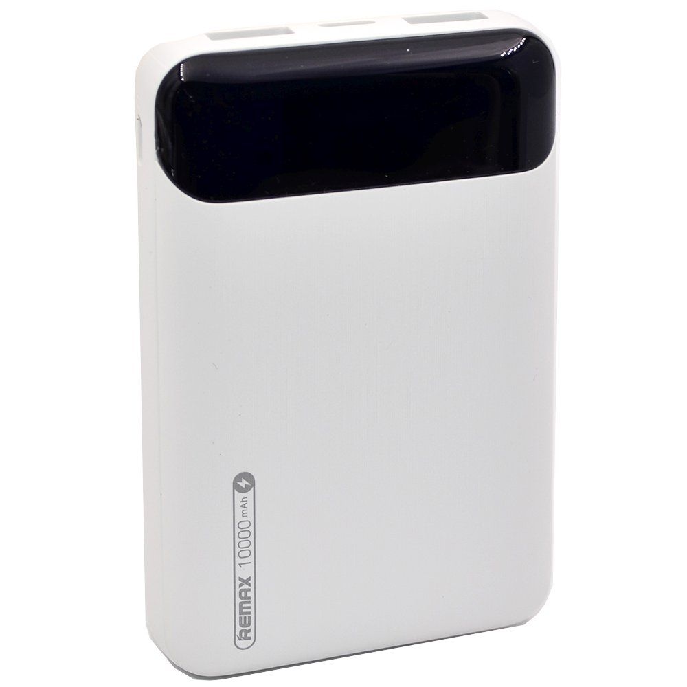 Power Bank 10000mA REMAX Repin RPP-100 (2 USB выхода 2,1A) белый