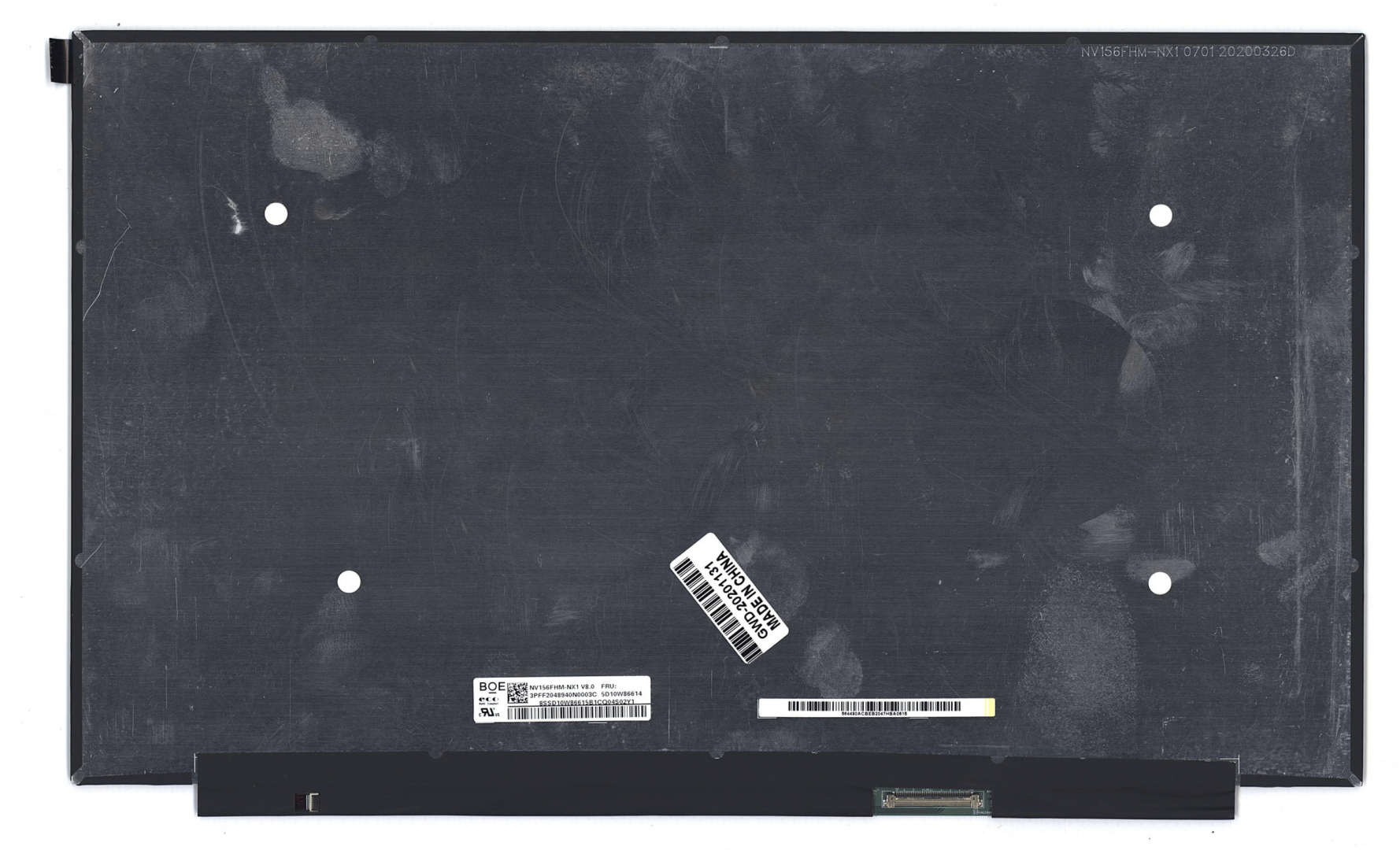 Матрица 15.6" Slim FullHD, 120Гц, 40pin, без ушей