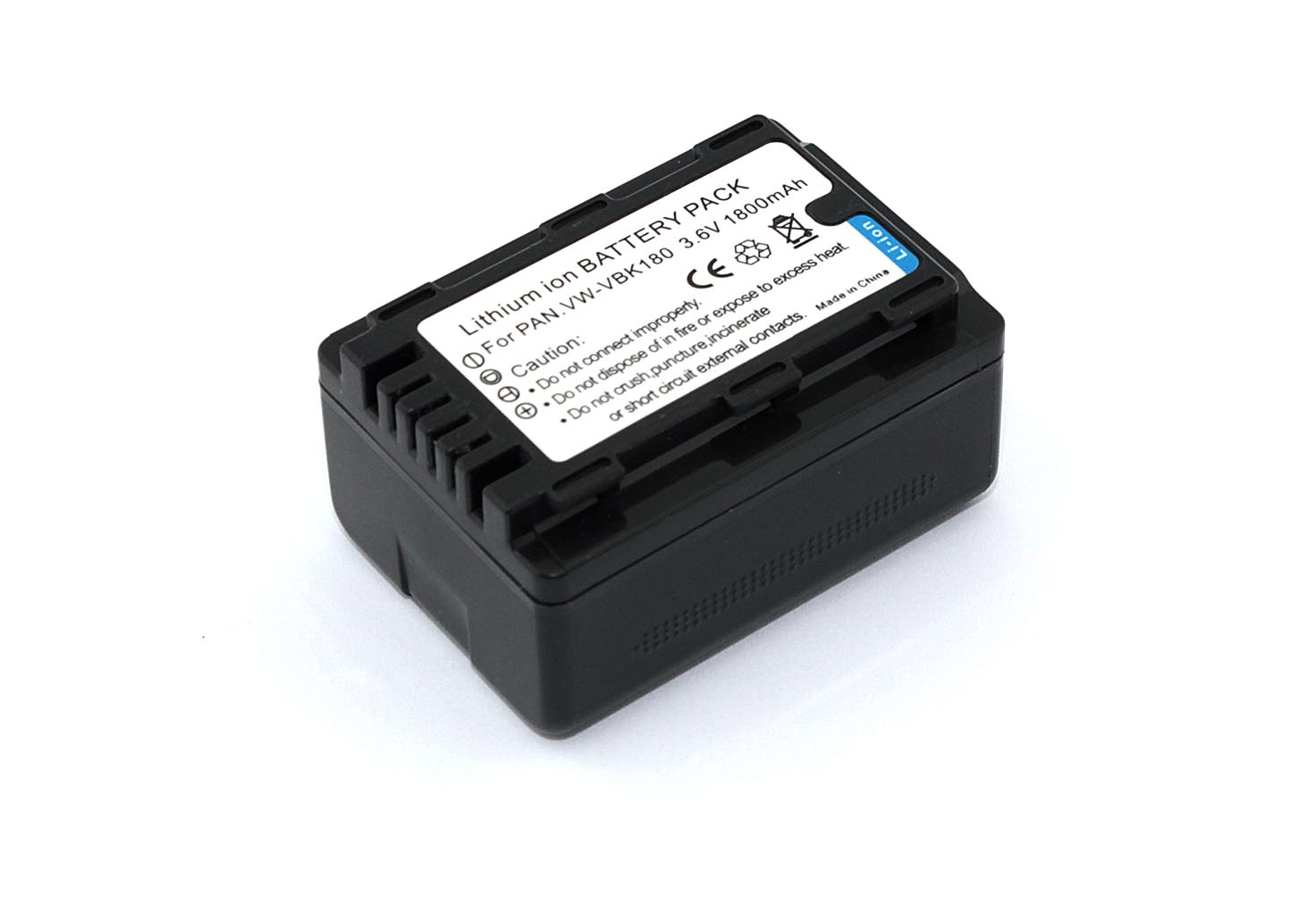 Аккумуляторная батарея для видеокамеры Panasonic HC-V10 (VW-VBK180) 3.6V 1800mAh