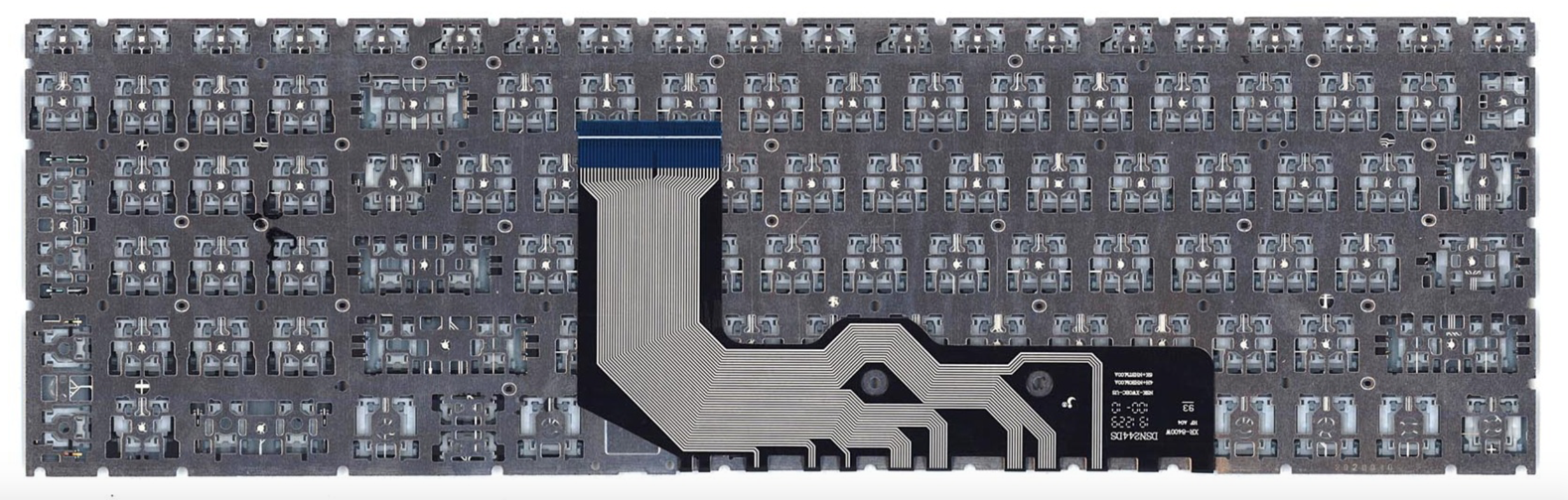 Клавиатура HP Envy 17-CH серебристая, с подсветкой, OEM