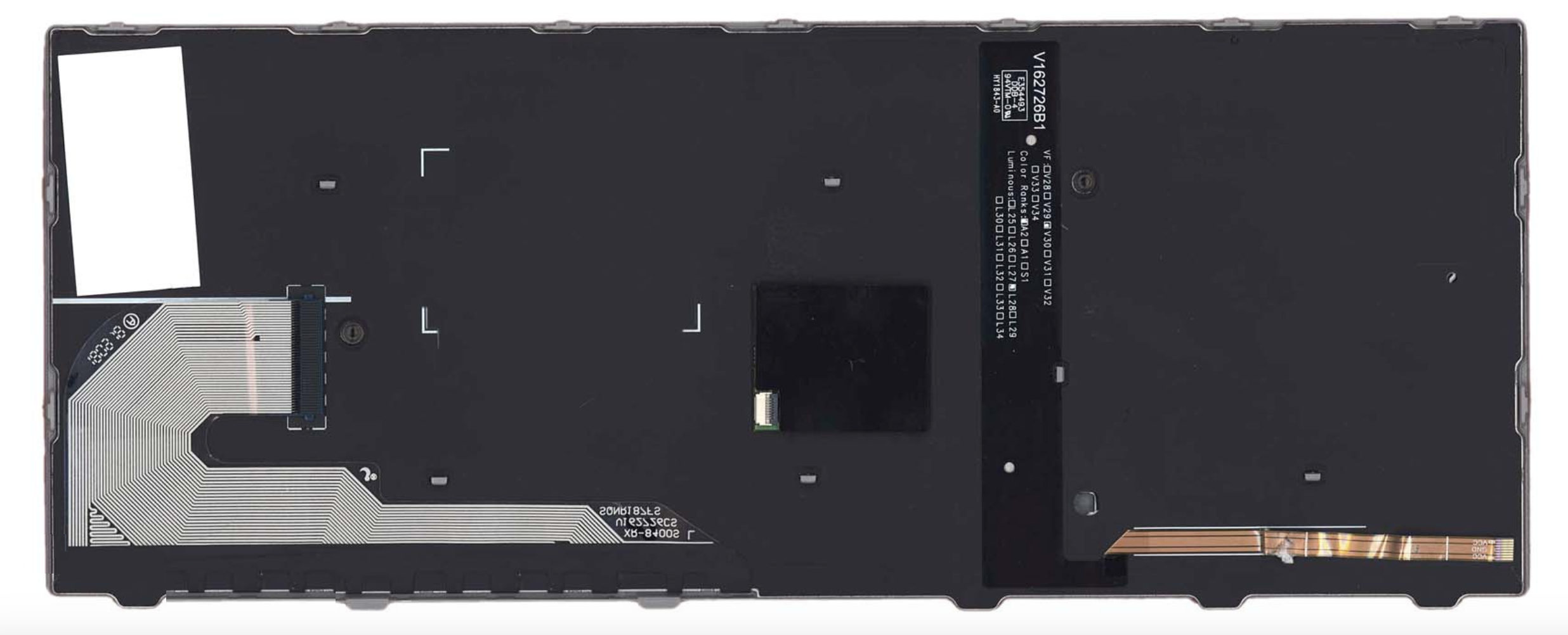 Клавиатура HP Elitebook 830 G5 3JW95EA с серой рамкой и подсветкой, OEM