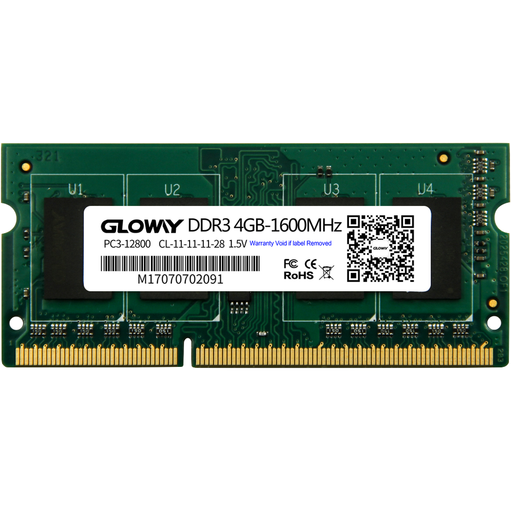 Оперативная память SO-DIMM DDR3 4GB PC3-12800 1600Мгц