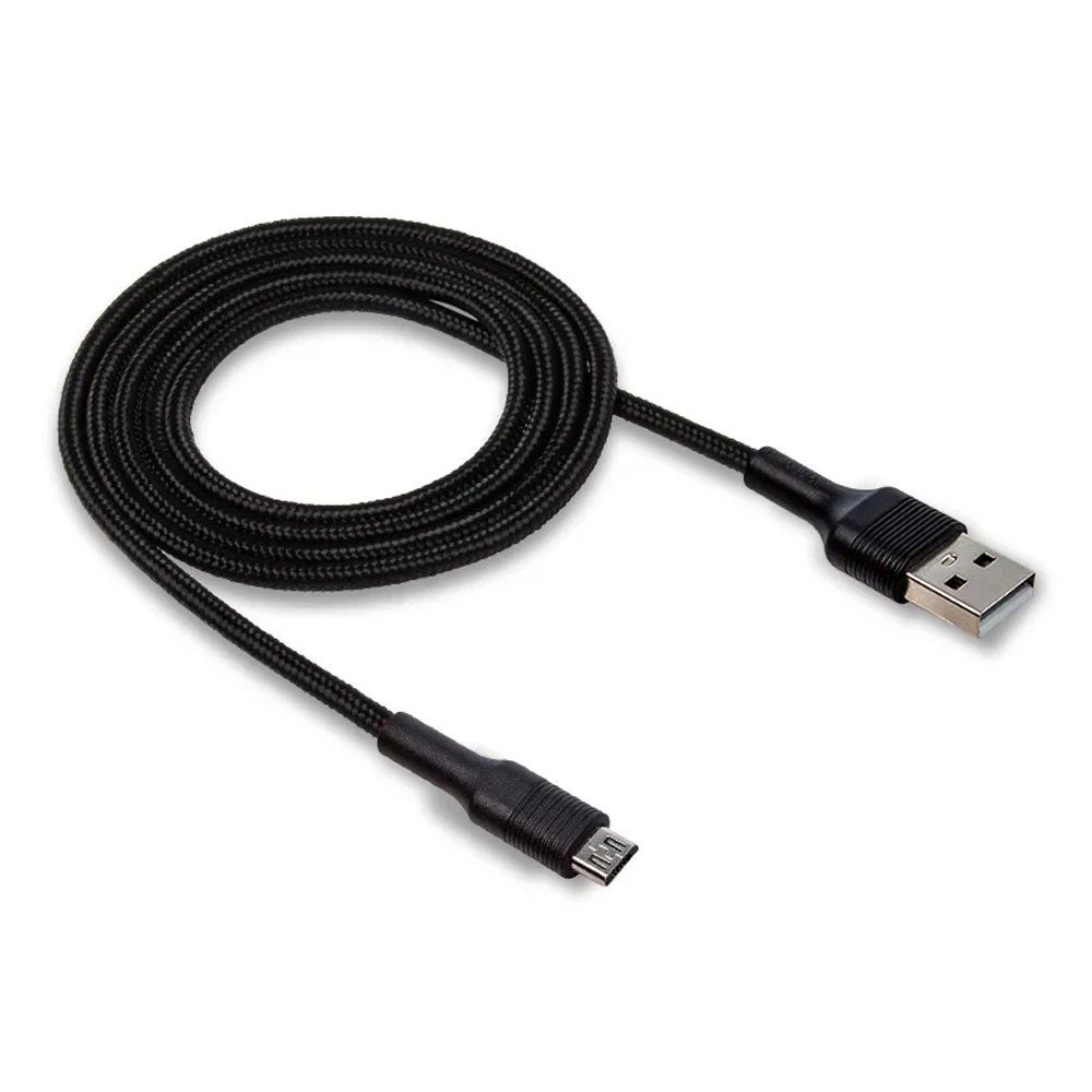 Кабель USB - micro USB WALKER C575 черный (1м)