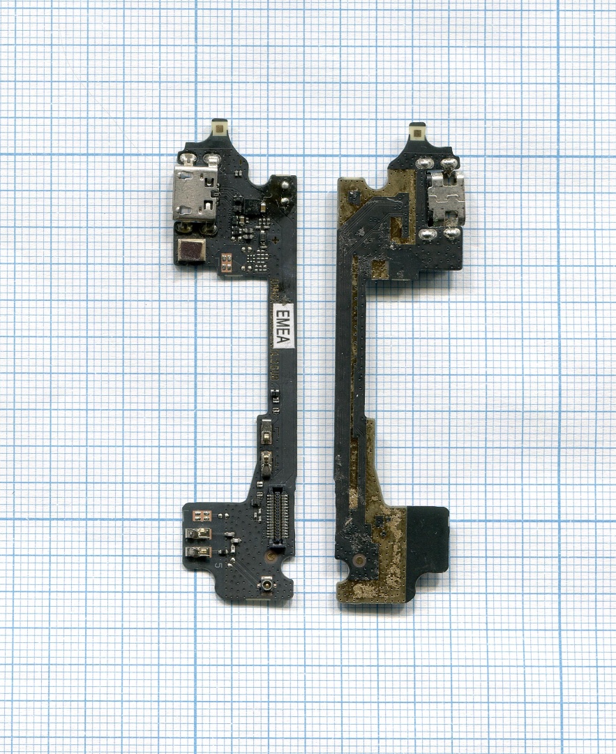 Разъем Micro USB для Alcatel One Touch Idol 3 6045Y 5.5" (плата с системным разъемом)