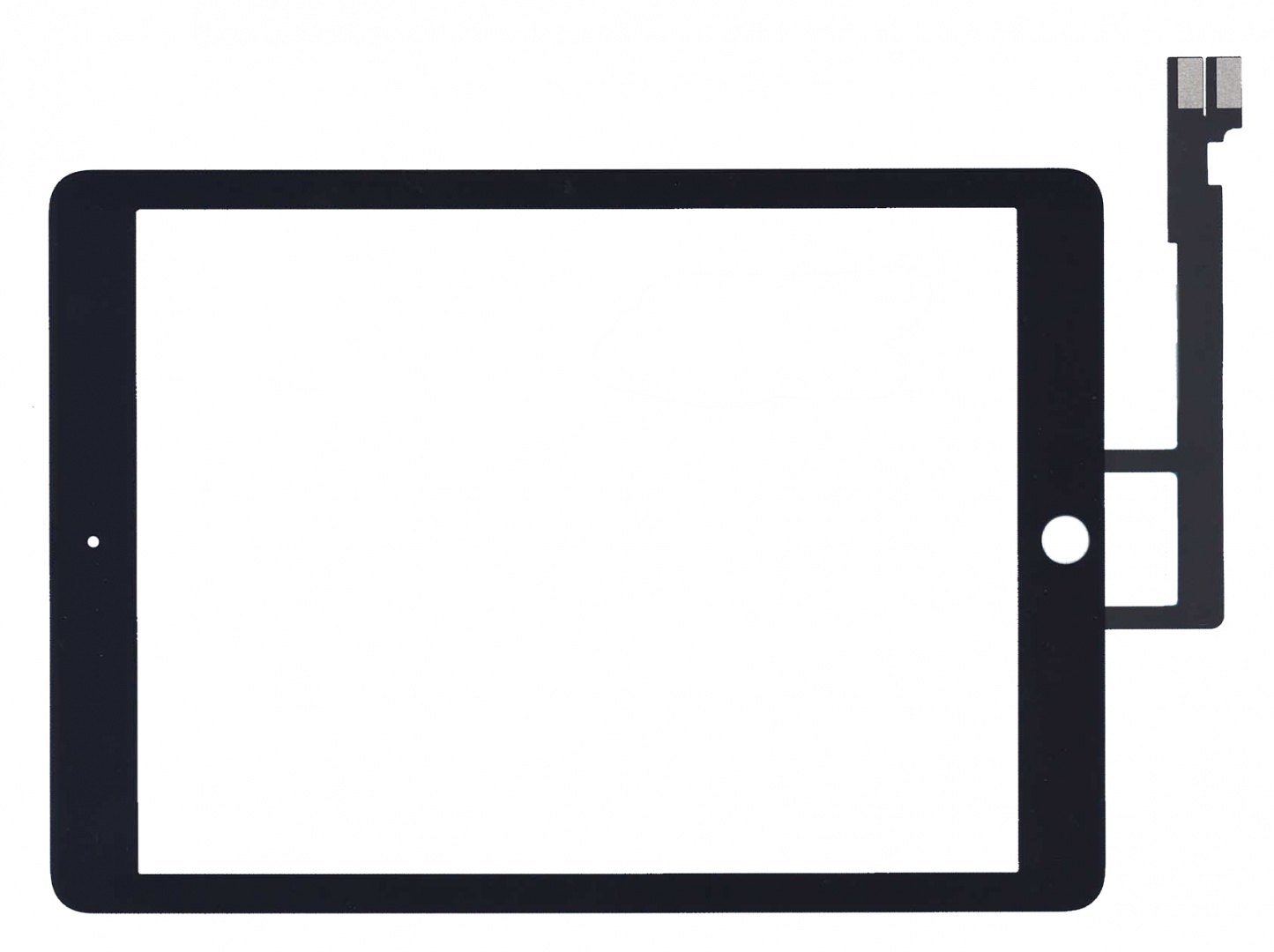 Сенсорное стекло (тачскрин) для iPad Pro 9.7 (A1673, A1674, A1675) черное