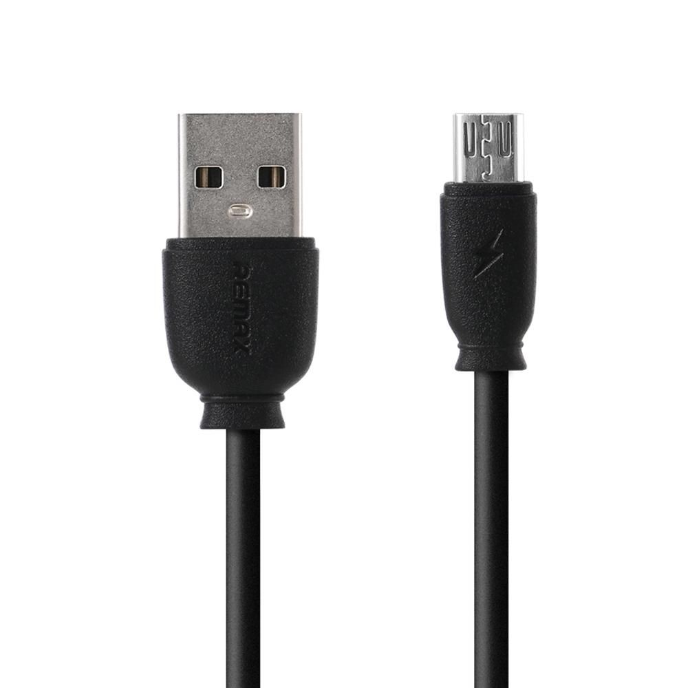 Кабель USB - micro USB REMAX Fast Charging RC-134m черный (1м) /max 2,1A/