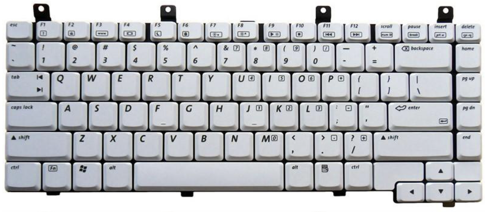 Клавиатура HP Pavilion DV4000 белая, OEM