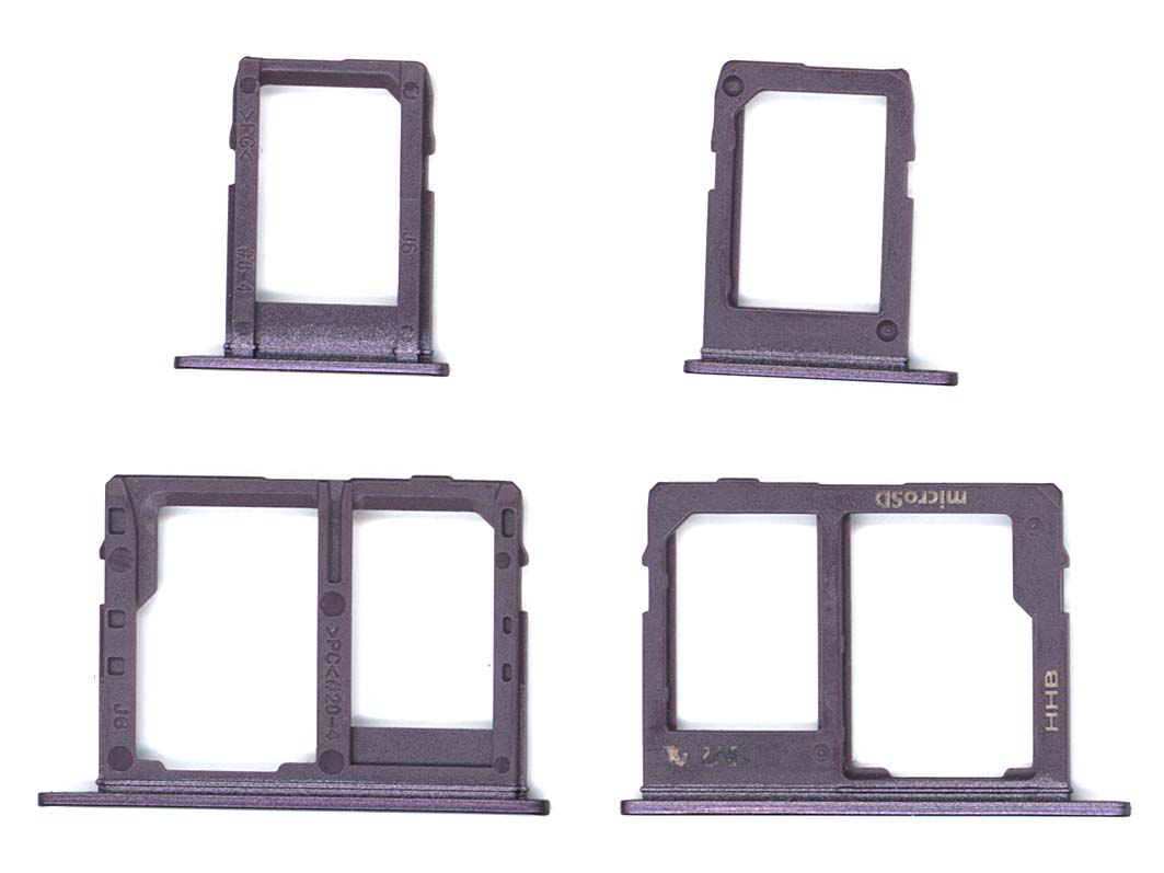 Лоток для SIM-карты Samsung Galaxy J4 (J400F) фиолетовый