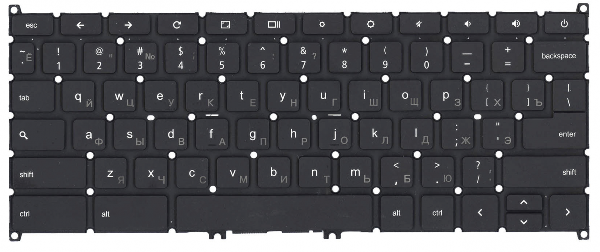 Клавиатура Acer ChromeBook C720-2848 без рамки, OEM