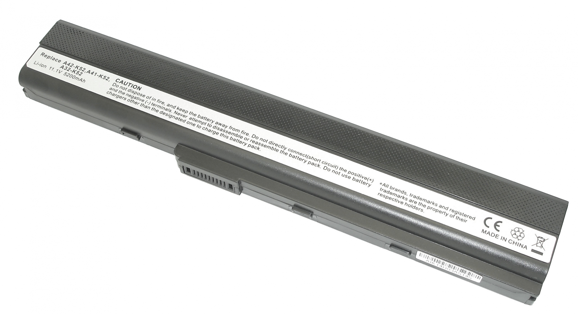 Аккумулятор Asus A42 11.1V, 5200mAh, OEM