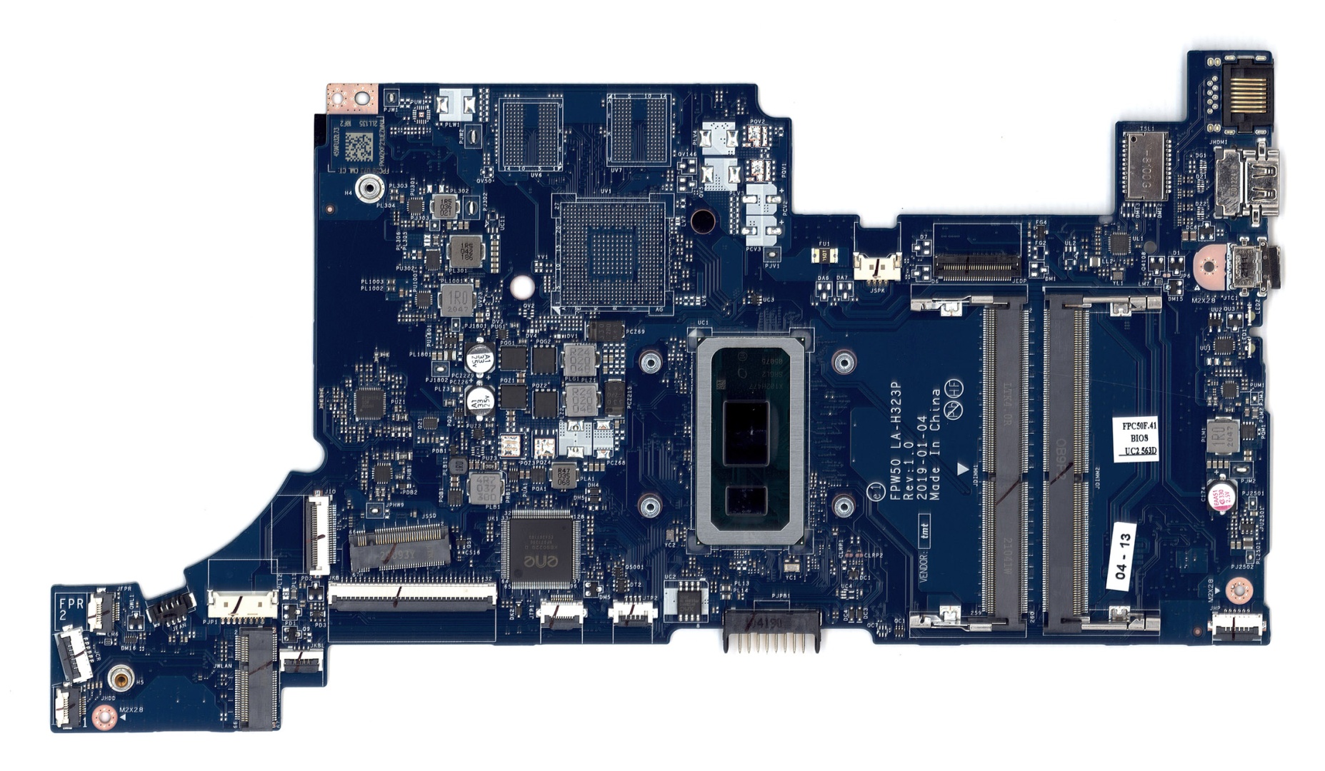 Материнская плата LA-H323P HP 15-DW 6405U UMA M14428-001