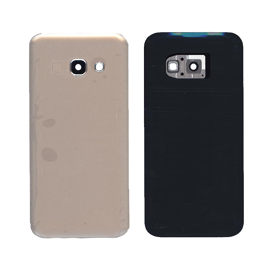 Задняя крышка для Samsung A320 Galaxy A3 (2017) золотая