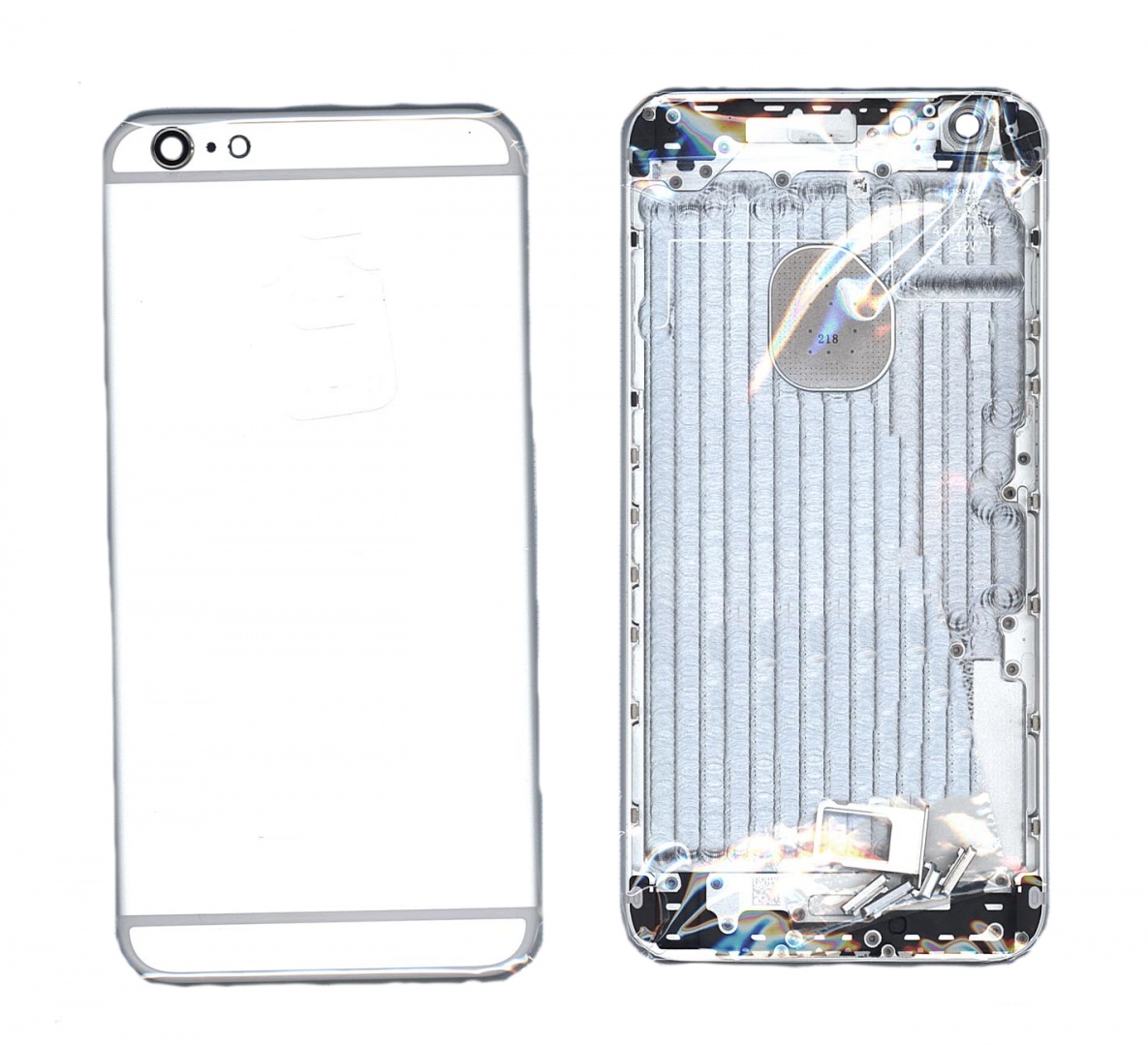 Задняя крышка для iPhone 6 Plus (5.5) серебристая