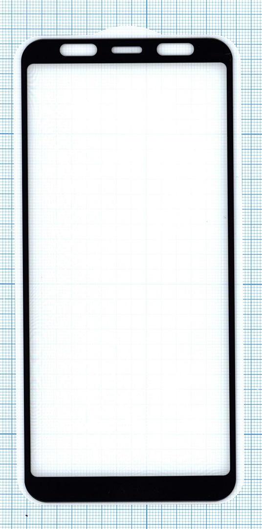 Защитное стекло для Samsung Galaxy A7 (2018) черное