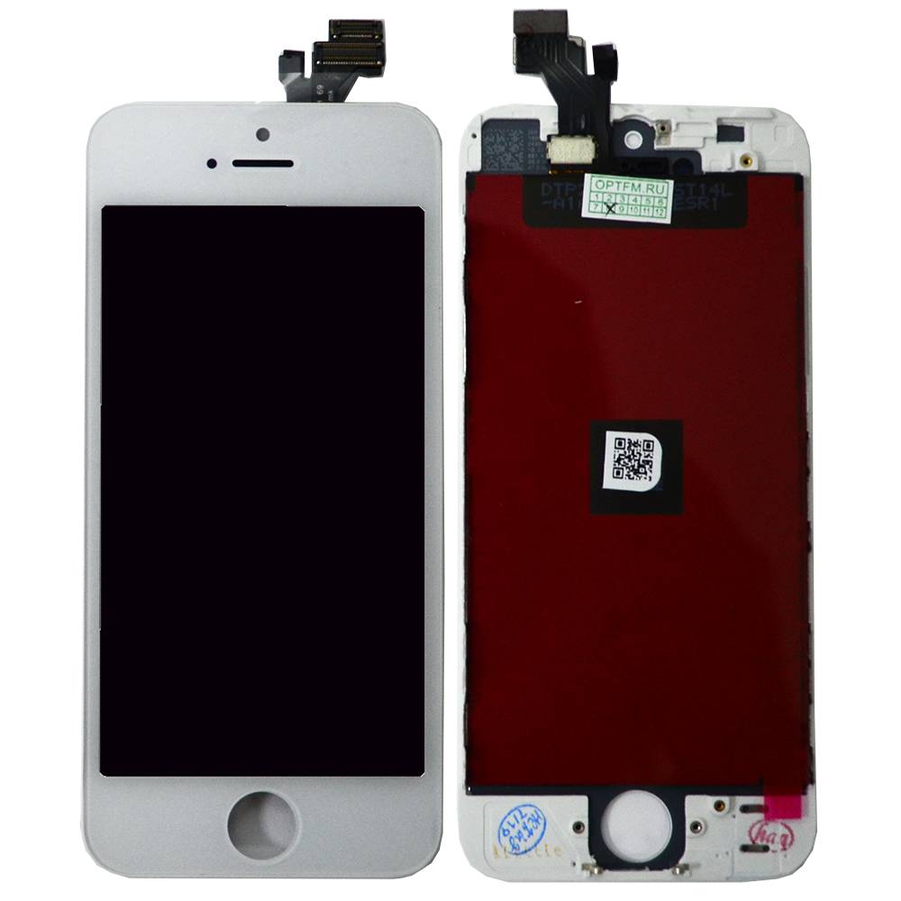 Дисплей iPhone 5 + тачскрин + рамка белый Tianma