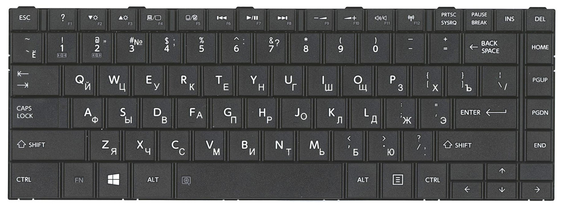 Клавиатура Toshiba Satellite M800 OEM