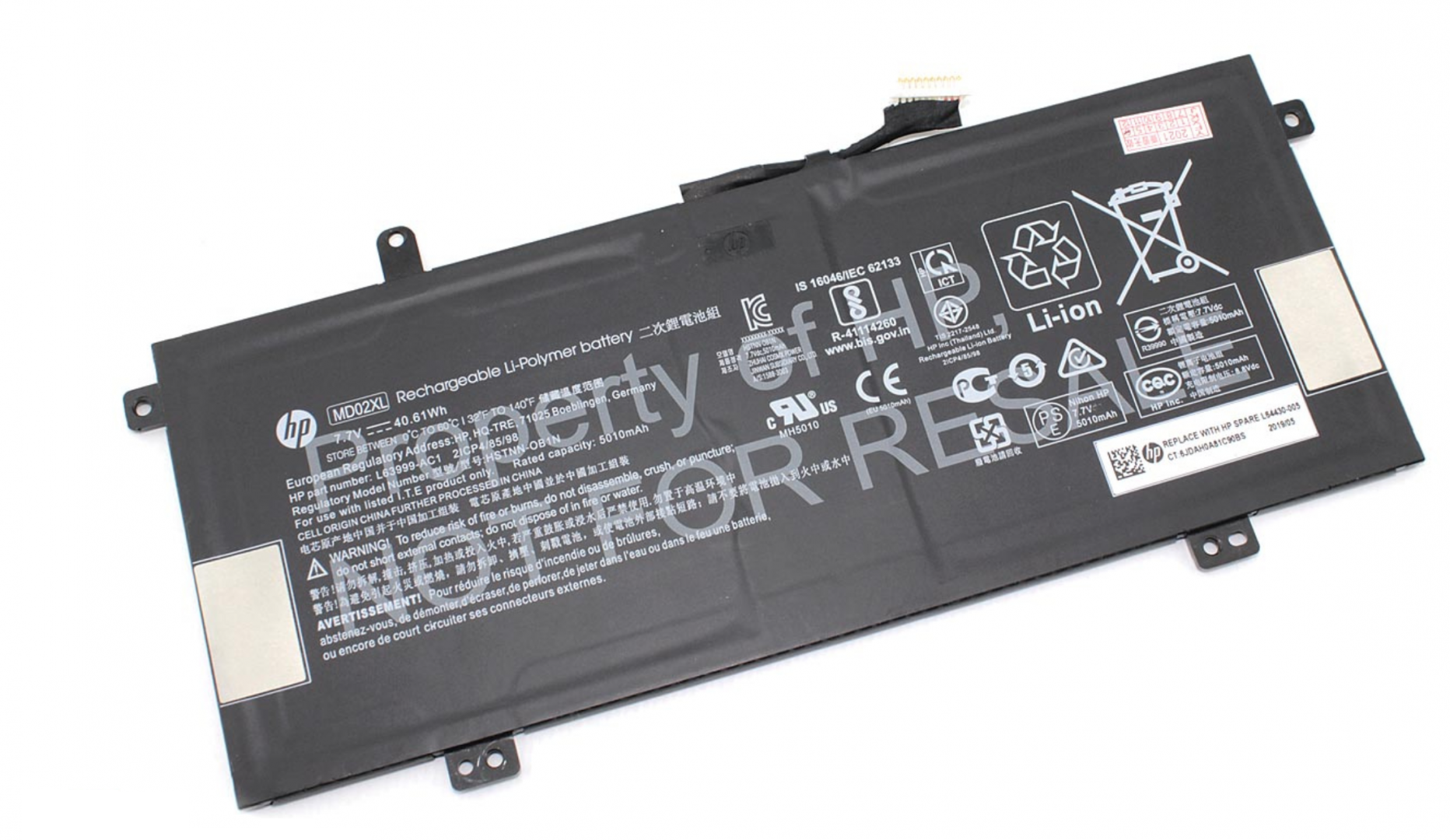 Аккумулятор HP Chromebook x360 12B-CA 7.7V, 40.61Wh, Original