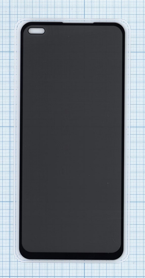 Защитное стекло Privacy "Анти-шпион" для Realme X3