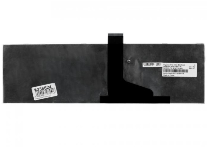 Клавиатура Toshiba Satellite L855 белая, без рамки, OEM