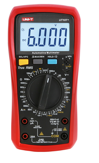 Автомобильный мультиметр UNI-T UT107+