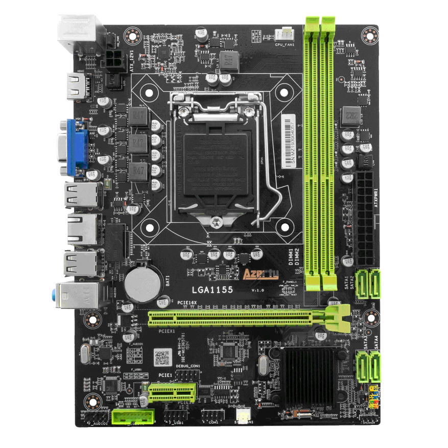 Материнская плата Azerty LGA1155 MicroATX