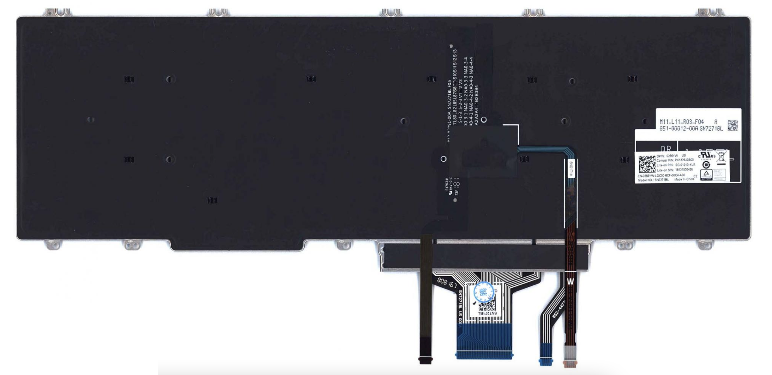 Клавиатура DELL Precision 7720, 7720-8086 с подсветкой, OEM