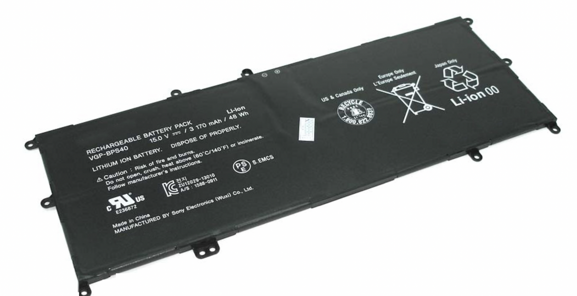 Аккумулятор Sony VAIO SVF15N27CGB 15V, 48Wh, Original