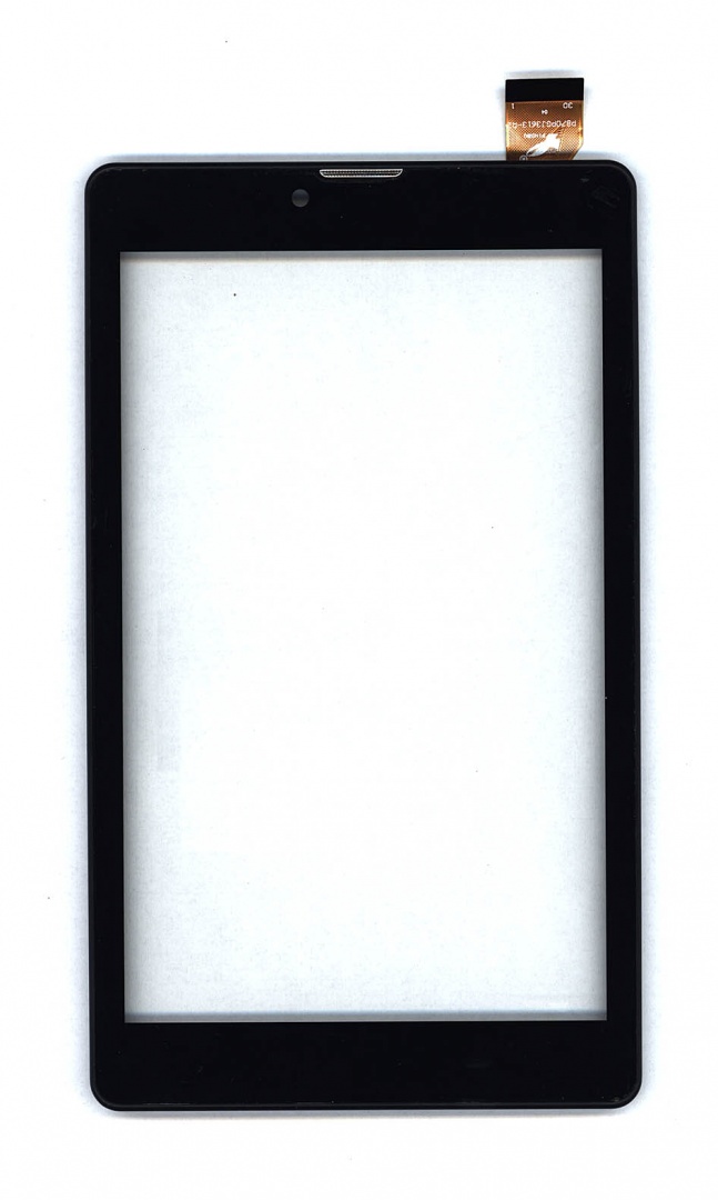 Сенсорное стекло (тачскрин) для Irbis TZ781 черное с рамкой