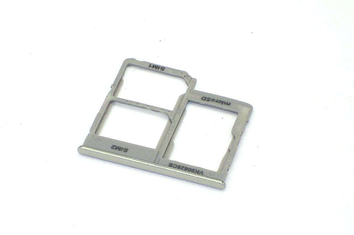 Лоток для SIM-карты Samsung Galaxy A40 (A405F) серебристый