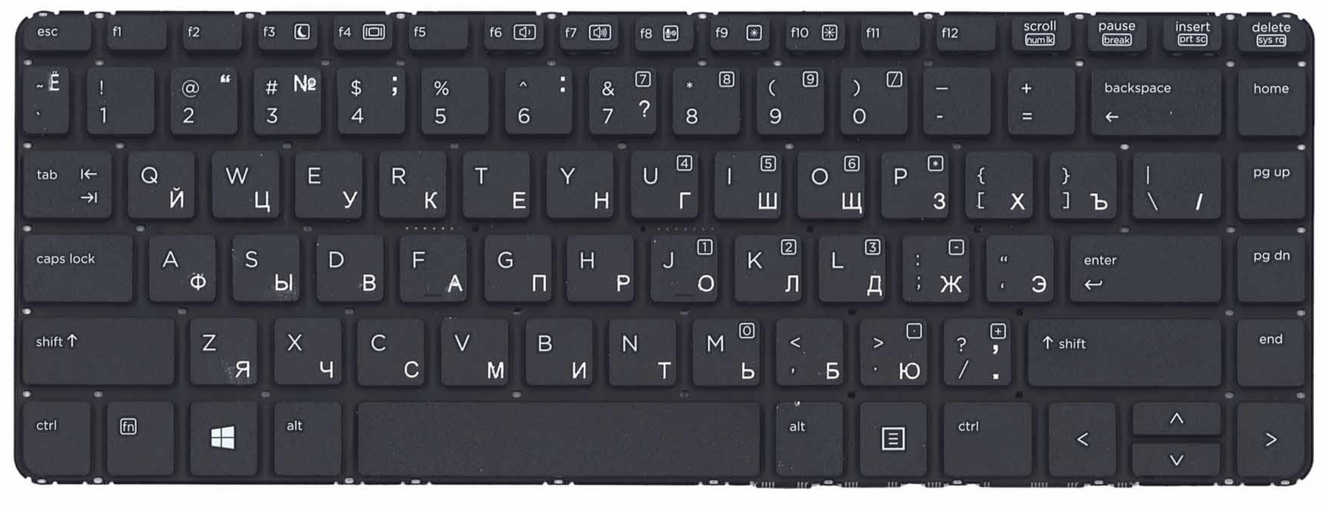 Клавиатура HP ProBook 440 без рамки, OEM