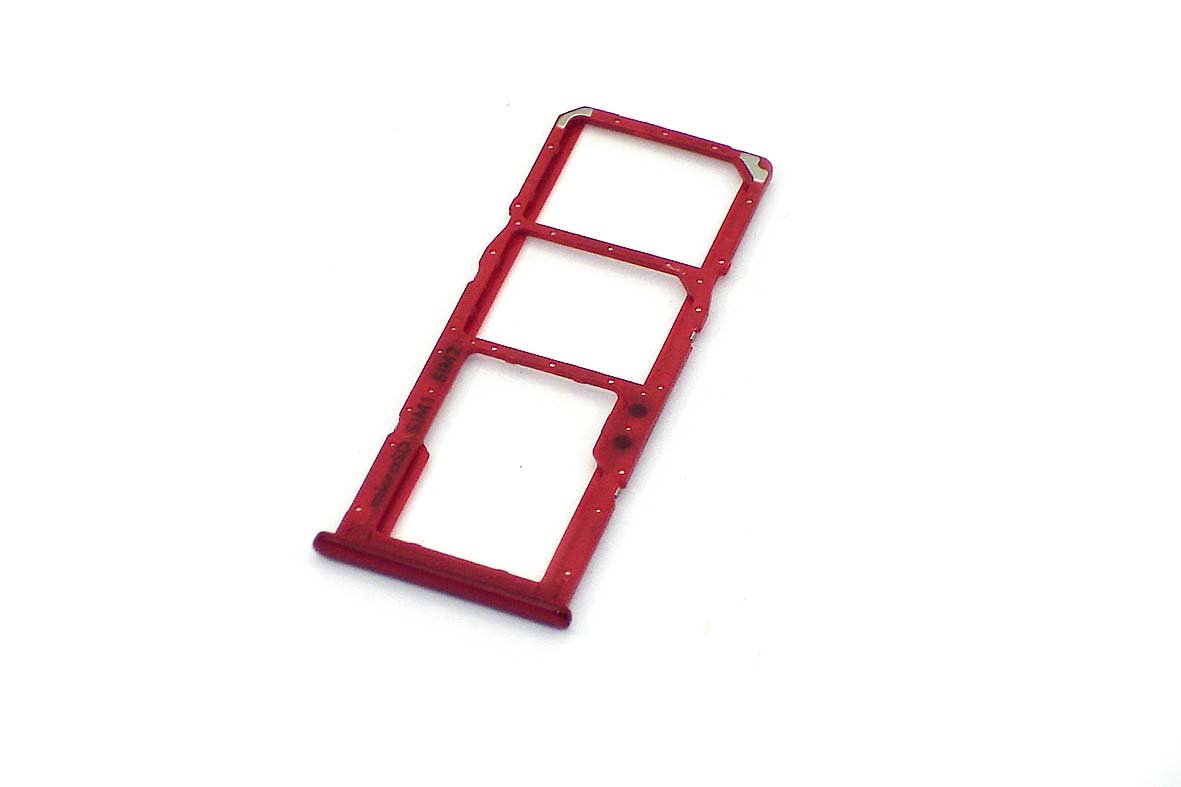Лоток для SIM-карты Samsung Galaxy A51 (A515F) красный