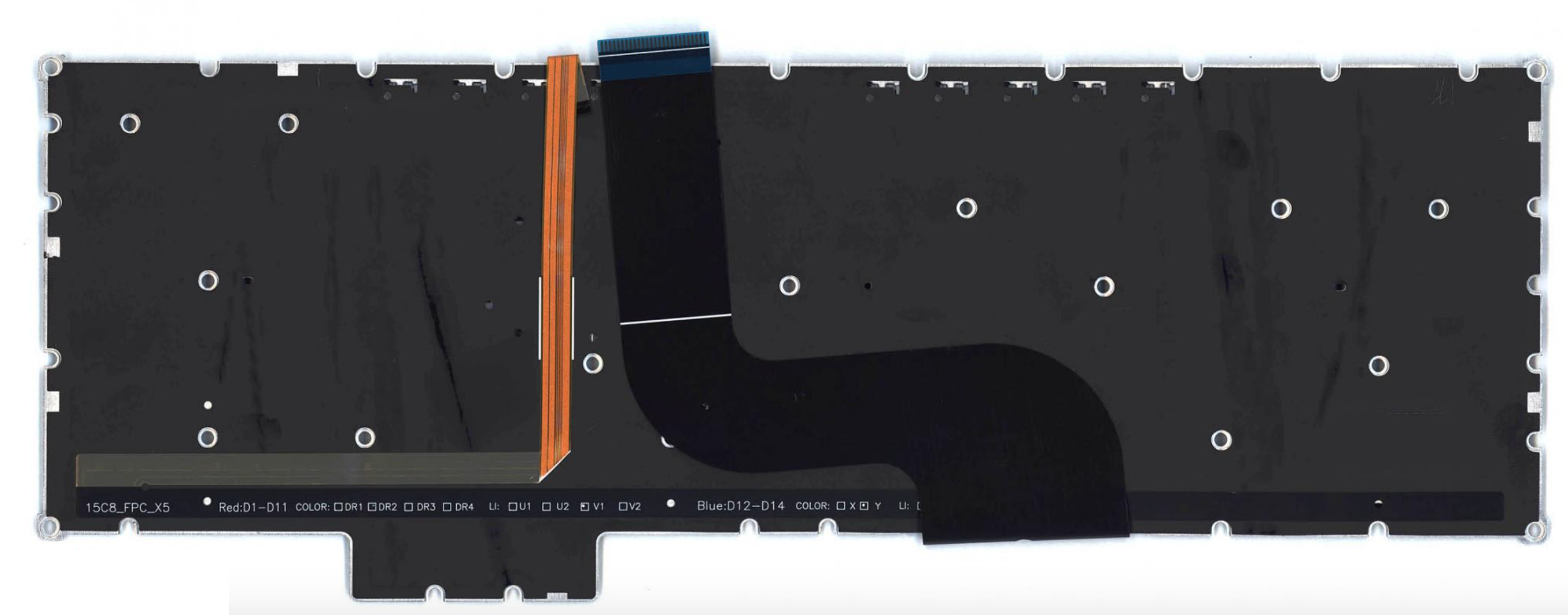 Клавиатура Acer Predator G9-592 с подсветкой, OEM