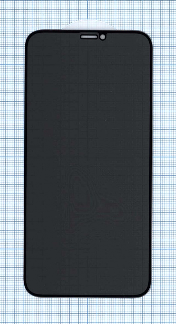 Защитное стекло Privacy "Анти-шпион" для iPhone XR черное