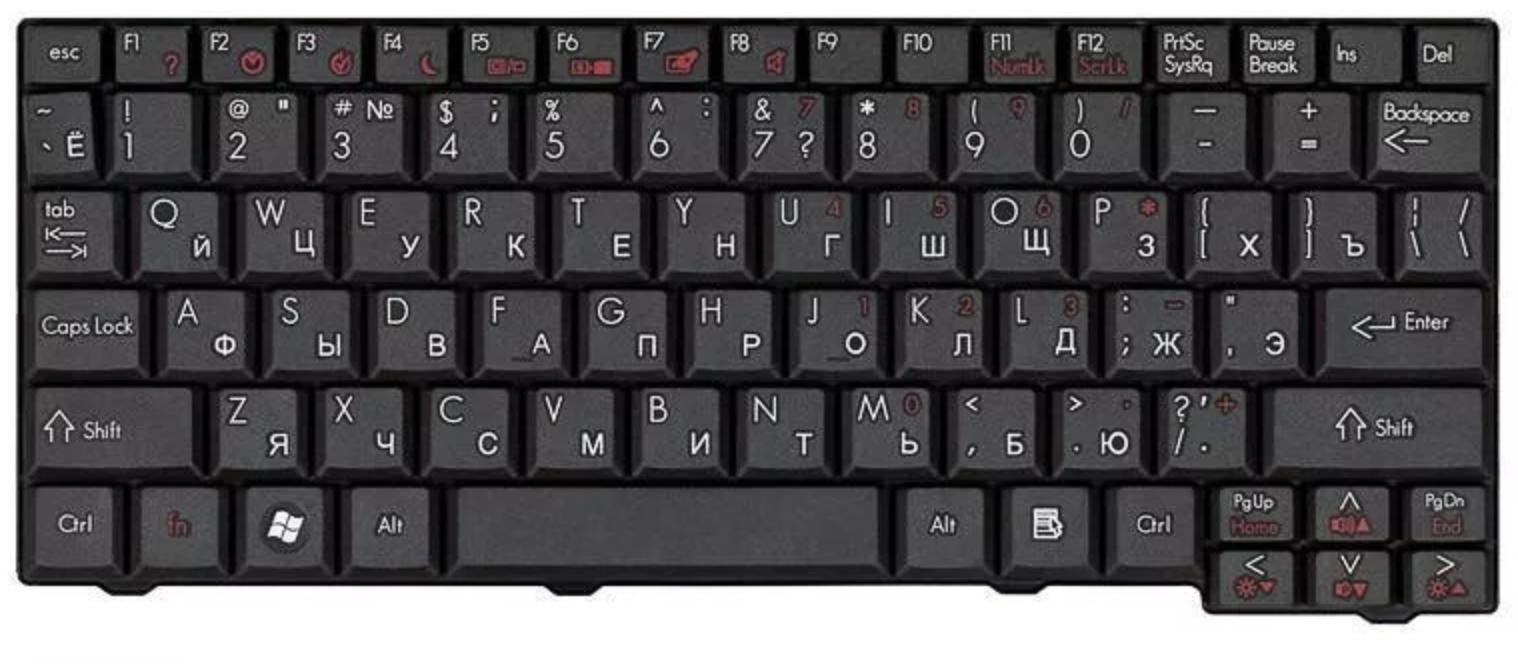 Клавиатура Gateway LT2003C OEM