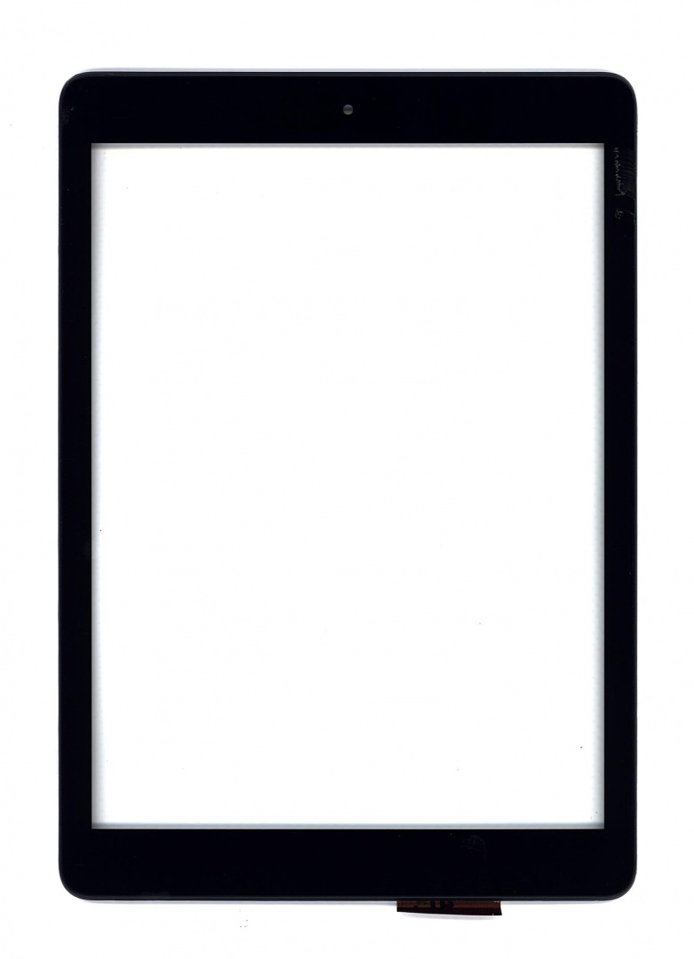 Сенсорное стекло (тачскрин) для Irbis TX97 черное с рамкой