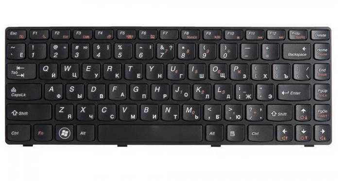 Клавиатура Lenovo IdeaPad G470AH OEM