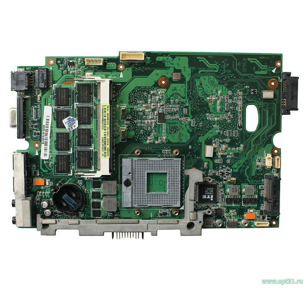 Материнская плата Asus K40, K50, K60 + процессор Intel T6600 + 2gb ОЗУ