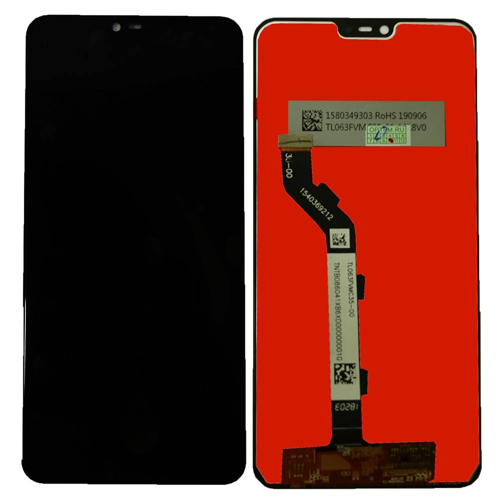 Дисплей Xiaomi Mi 8 Lite + тачскрин черный (матрица orig)