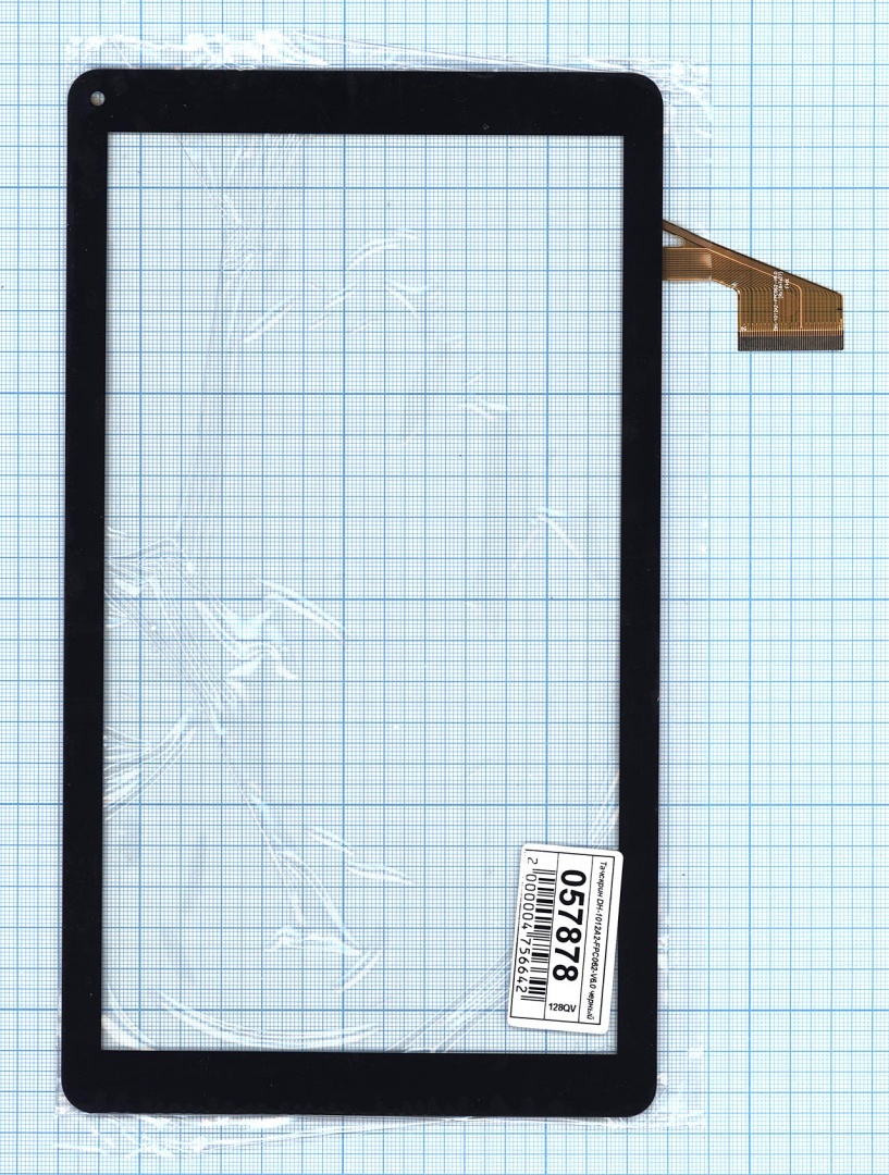 Сенсорное стекло (тачскрин) DH-1012A2-FPC062-V6.0 черное