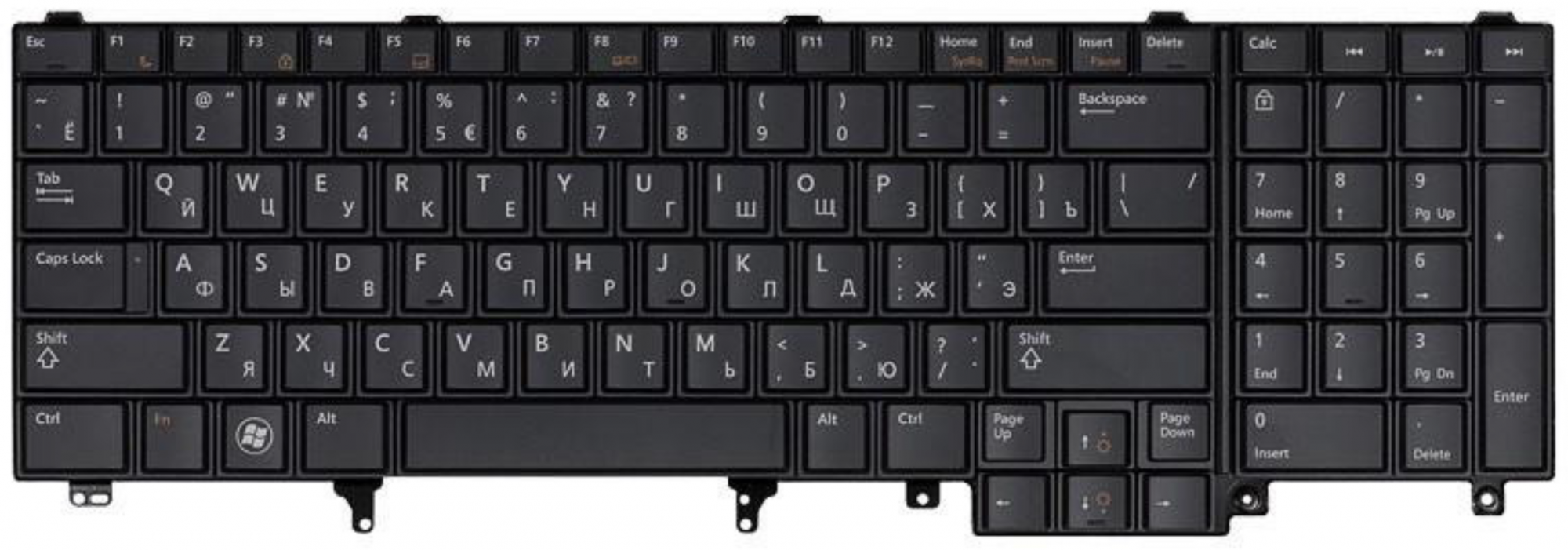 Клавиатура DELL Latitude E6520 OEM