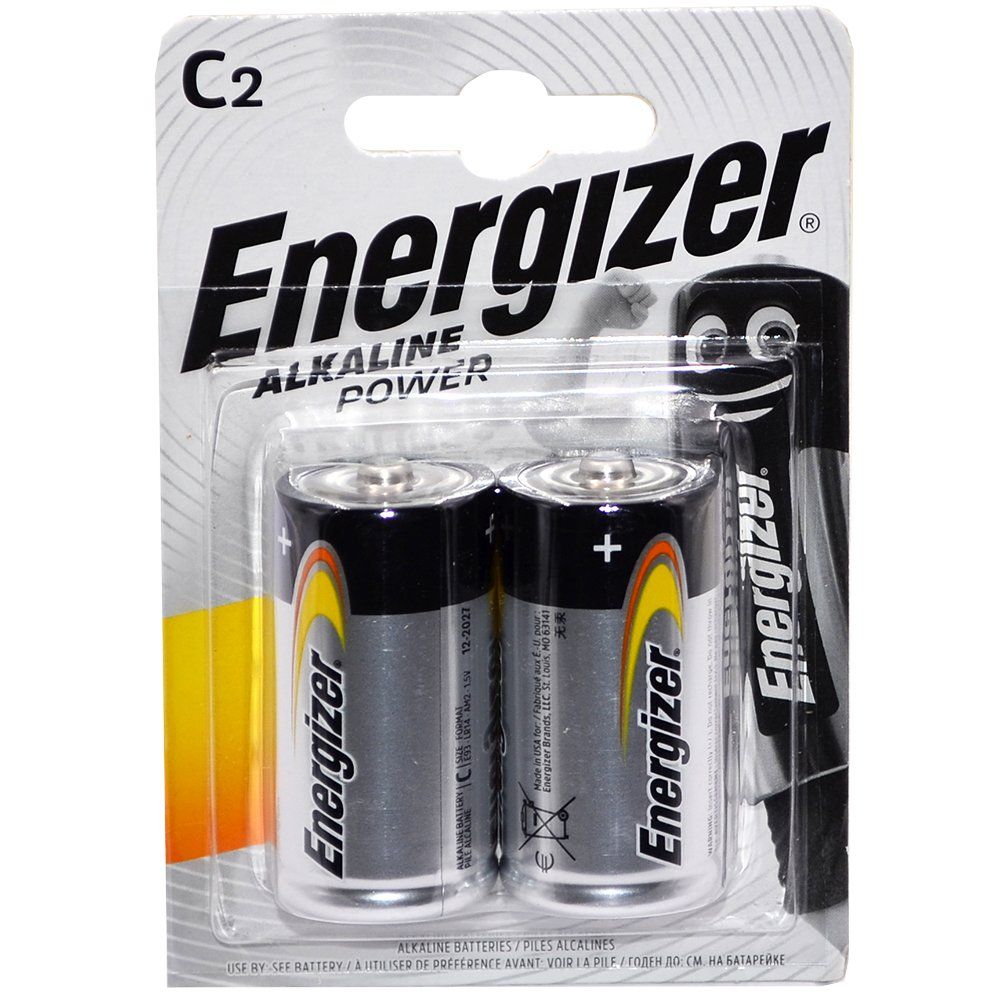 Батарейка алкалиновая Energizer LR14 Power (блистер/2шт)