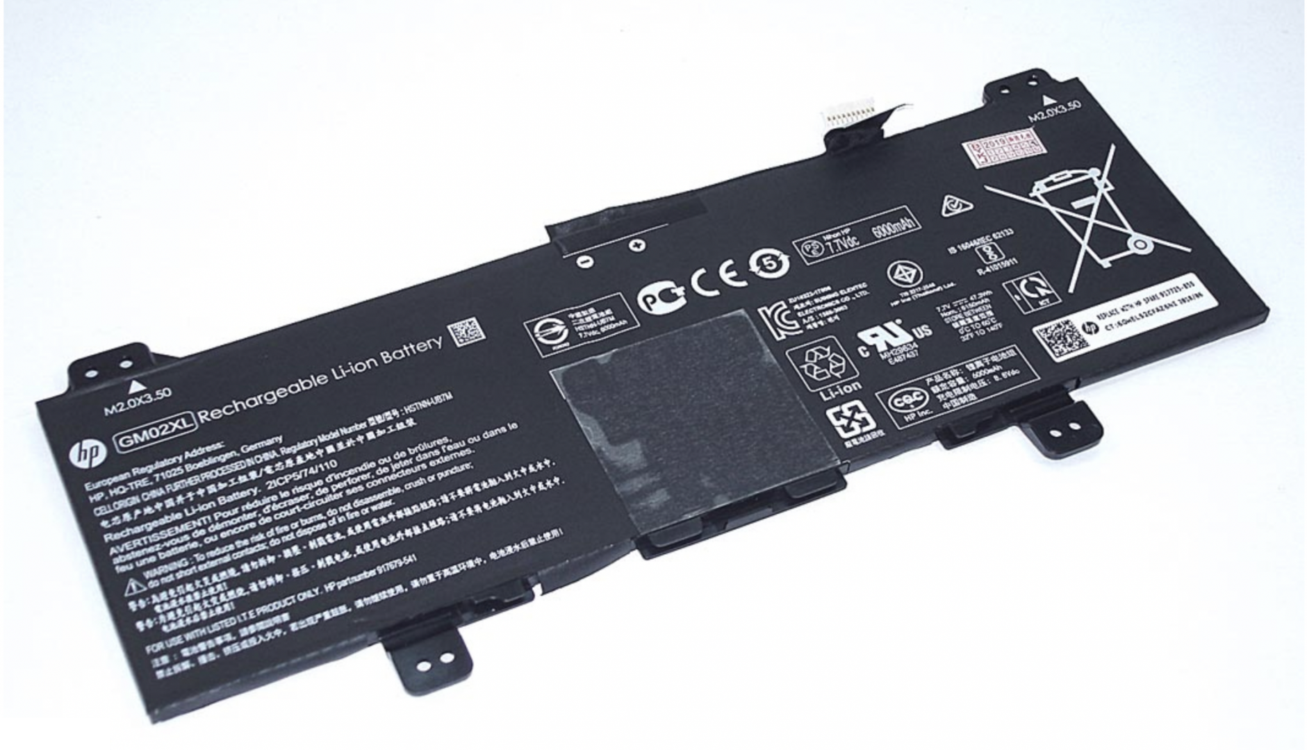 Аккумулятор HP ﻿Chromebook 14-CA000NA 7.7V, 47.3Wh, Original