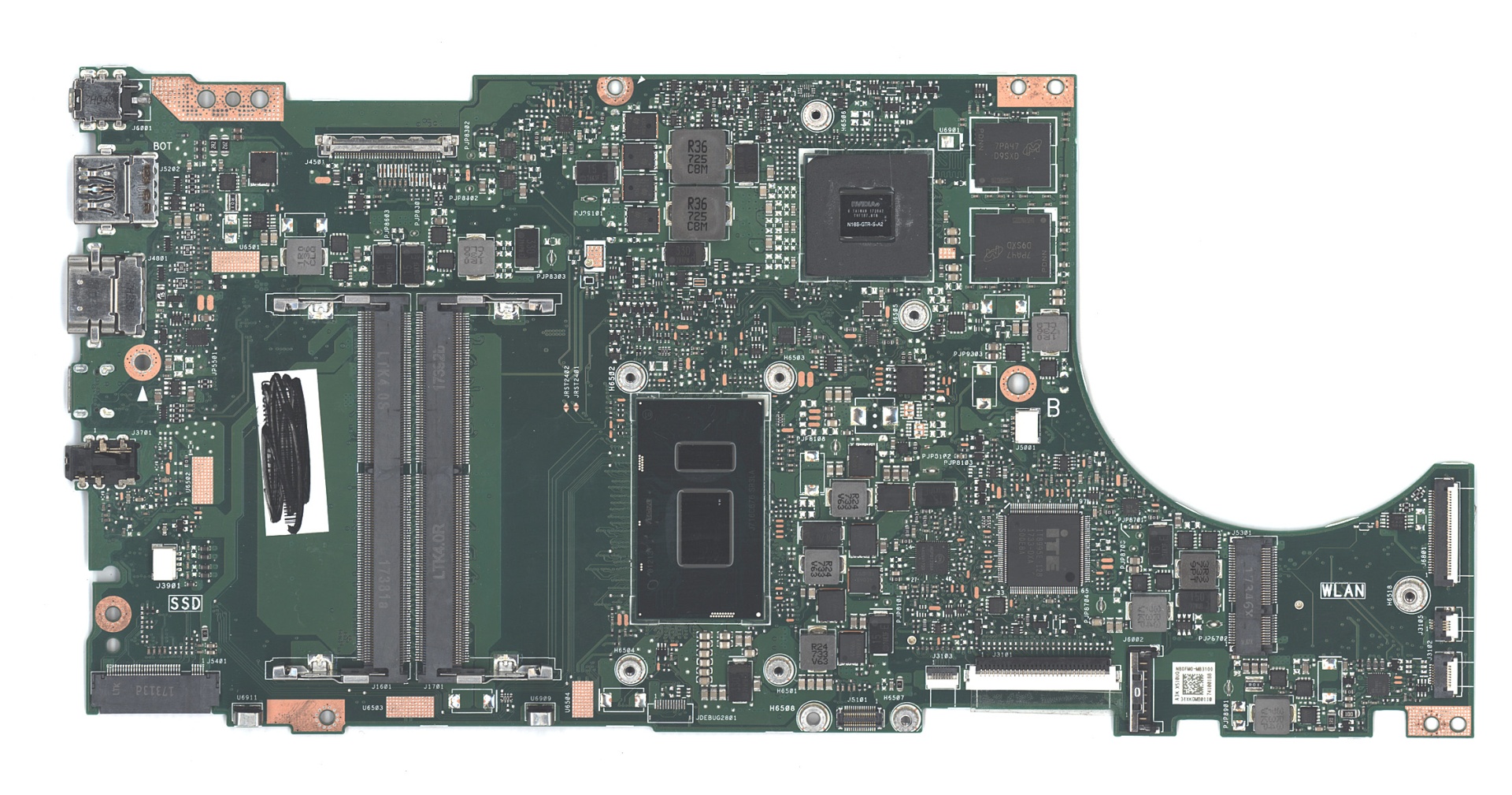 Материнская плата для Asus X510UQ I5-8250U